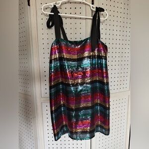 Show Me Your MuMu Striped Sequin Kids Dress